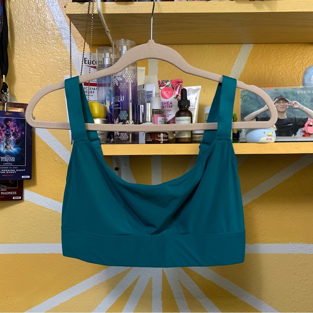 Everyday Comfort Wireless Scoop Bralette in Teal
